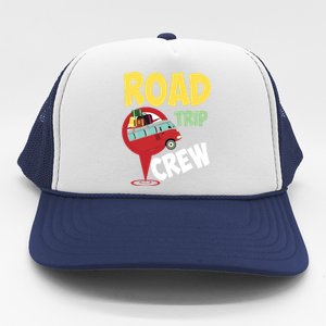 Cool Road Trip Crew Funny Summer Vacation Travel Fan Gift Cool Gift Trucker Hat