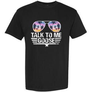 Cool Retro Talk To Me Goose Sunglasses Garment-Dyed Heavyweight T-Shirt