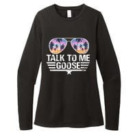 Cool Retro Talk To Me Goose Sunglasses Womens CVC Long Sleeve Shirt