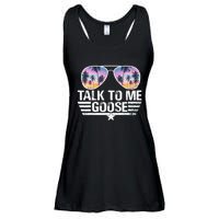 Cool Retro Talk To Me Goose Sunglasses Ladies Essential Flowy Tank