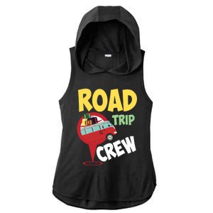 Cool Road Trip Crew Funny Summer Vacation Travel Fan Gift Ladies PosiCharge Tri-Blend Wicking Draft Hoodie Tank