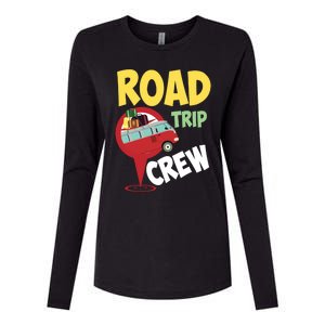 Cool Road Trip Crew Funny Summer Vacation Travel Fan Gift Womens Cotton Relaxed Long Sleeve T-Shirt