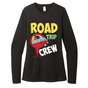 Cool Road Trip Crew Funny Summer Vacation Travel Fan Gift Womens CVC Long Sleeve Shirt