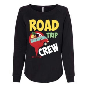 Cool Road Trip Crew Funny Summer Vacation Travel Fan Gift Womens California Wash Sweatshirt