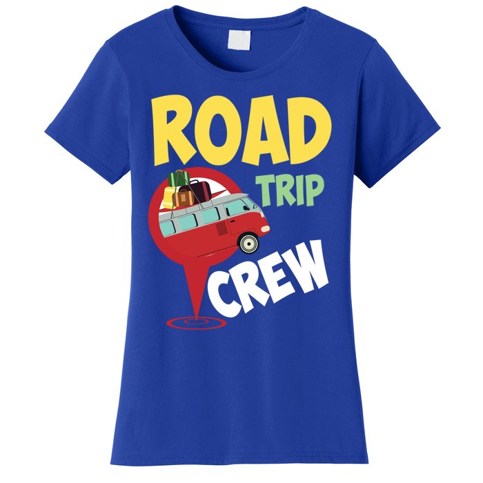 Cool Road Trip Crew Funny Summer Vacation Travel Fan Gift Women's T-Shirt