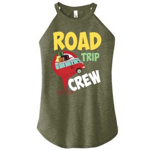 Cool Road Trip Crew Funny Summer Vacation Travel Fan Gift Women's Perfect Tri Rocker Tank