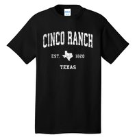 Cinco Ranch Texas Tx Vintage Sports Tall T-Shirt