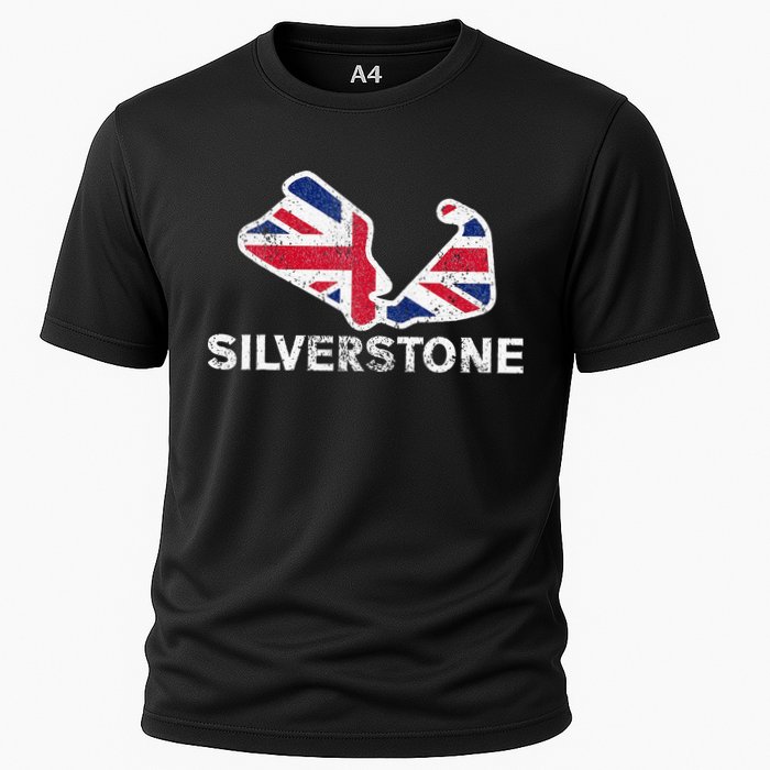 Car Racing Track In England Silverstone Circuit Racing Fans Cooling Performance Crew T-Shirt