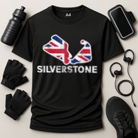 Car Racing Track In England Silverstone Circuit Racing Fans Cooling Performance Crew T-Shirt