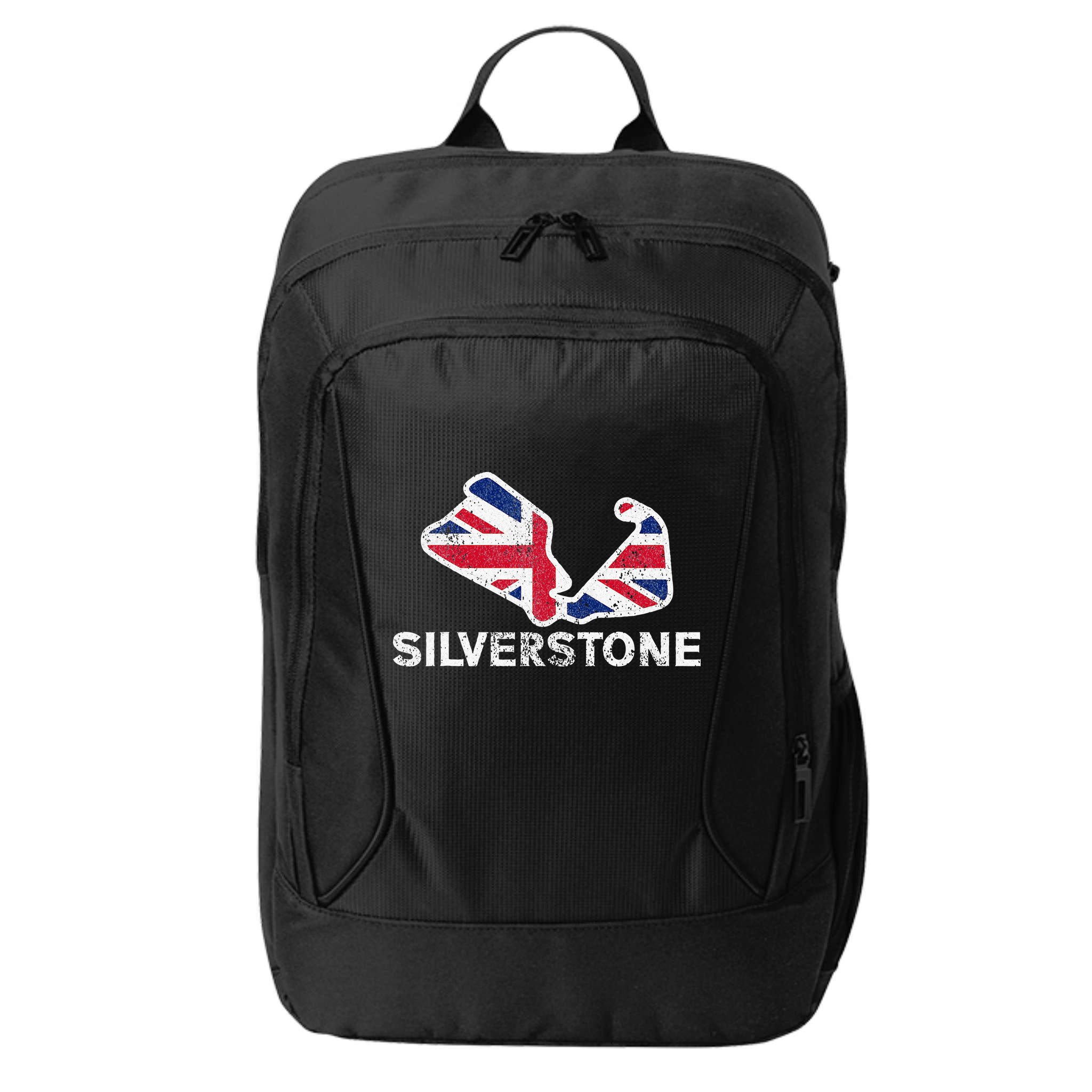Car Racing Track In England Silverstone Circuit Racing Fans City Backpack
