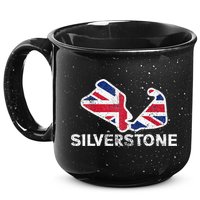 Car Racing Track In England Silverstone Circuit Racing Fans 15oz Campfire Ceramic Mug