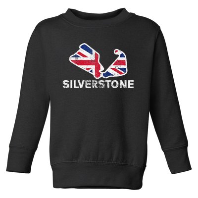 Car Racing Track In England Silverstone Circuit Racing Fans Toddler Sweatshirt