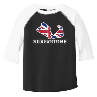 Car Racing Track In England Silverstone Circuit Racing Fans Toddler Fine Jersey T-Shirt