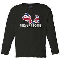 Car Racing Track In England Silverstone Circuit Racing Fans Toddler Long Sleeve Shirt