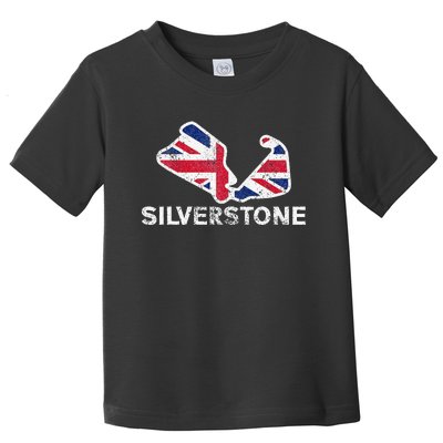 Car Racing Track In England Silverstone Circuit Racing Fans Toddler T-Shirt