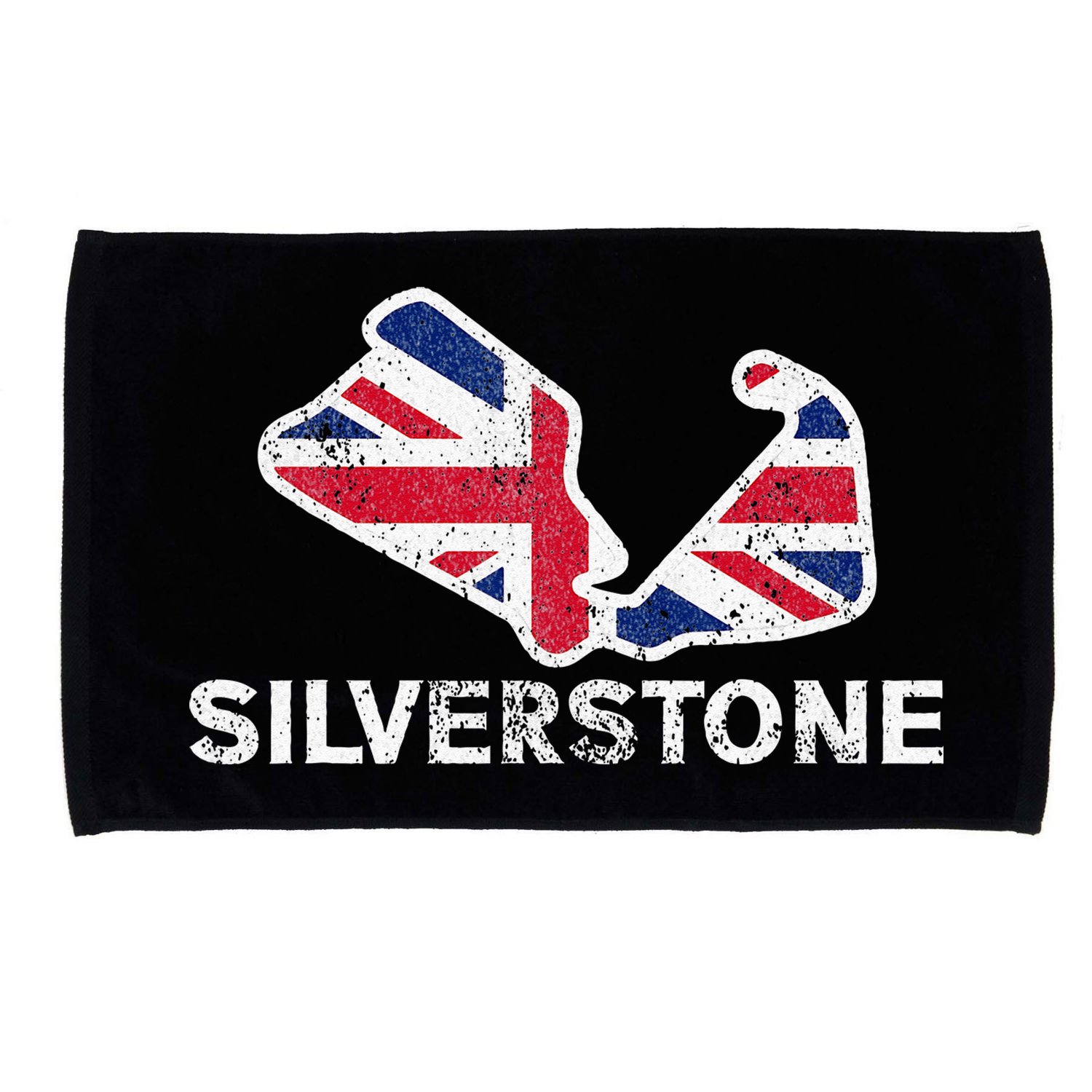Car Racing Track In England Silverstone Circuit Racing Fans Microfiber Hand Towel