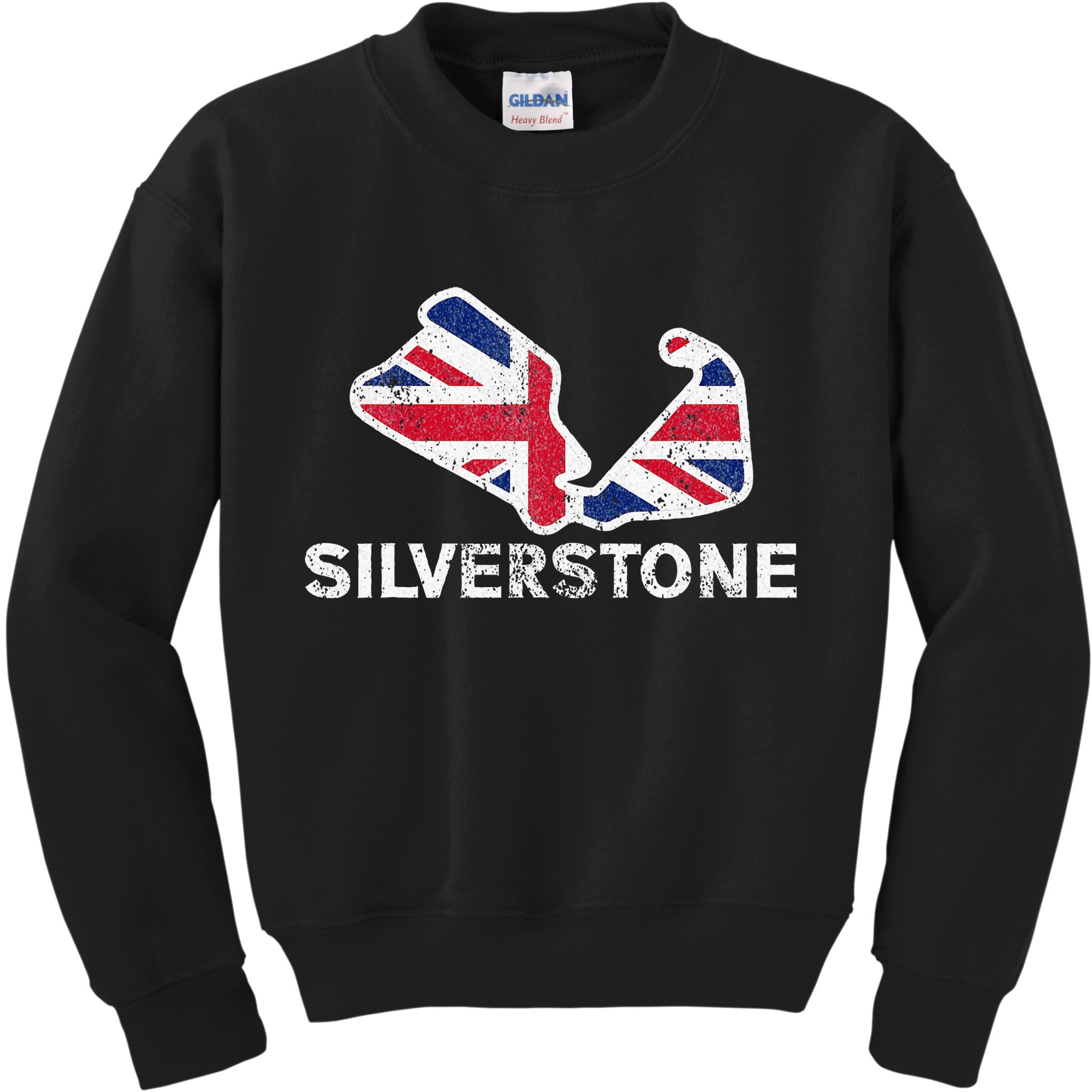 Car Racing Track In England Silverstone Circuit Racing Fans Kids Sweatshirt