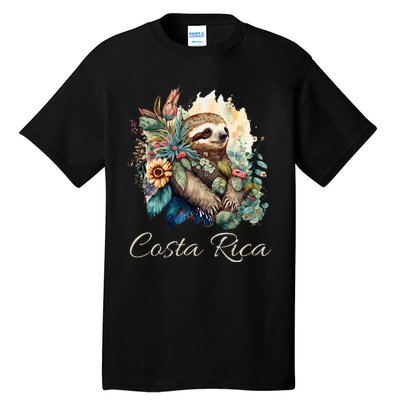 Costa Rica Tropical Sloth Tall T-Shirt