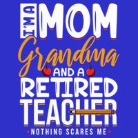 Cute Retired Teacher Full Time Grandma Teachers Cool Gift Tall T-Shirt