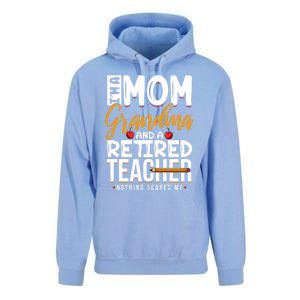 Cute Retired Teacher Full Time Grandma Teachers Cool Gift Unisex Surf Hoodie