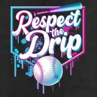 Cool Respect the Drip Icecream Baseball Fan Adult Drive Performance Visor