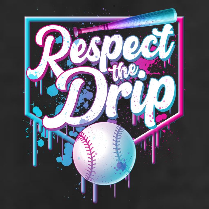 Cool Respect the Drip Icecream Baseball Fan Adult Drive Performance Visor