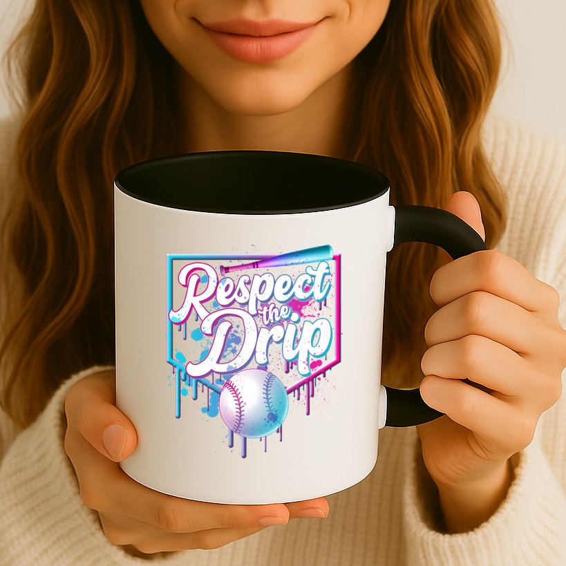 Cool Respect the Drip Icecream Baseball Fan Mug