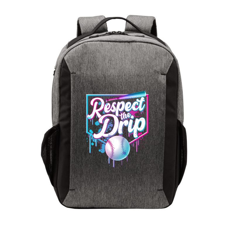 Cool Respect the Drip Icecream Baseball Fan Vector Backpack