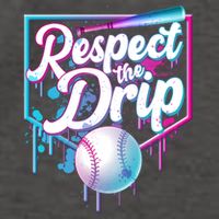 Cool Respect the Drip Icecream Baseball Fan Vector Backpack