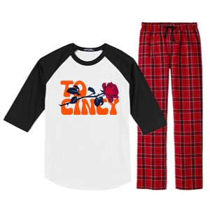 Cincy Rose To Cincy Raglan Sleeve Pajama Set