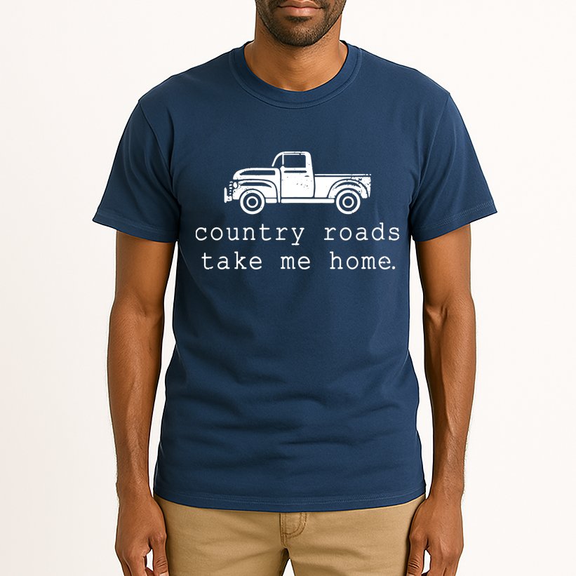 Country Roads Take Me Home Tall T-Shirt