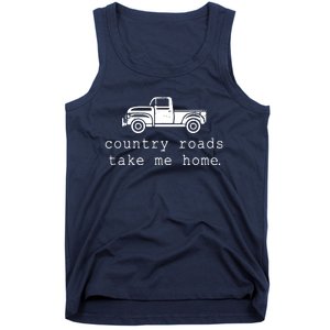 Country Roads Take Me Home Tank Top