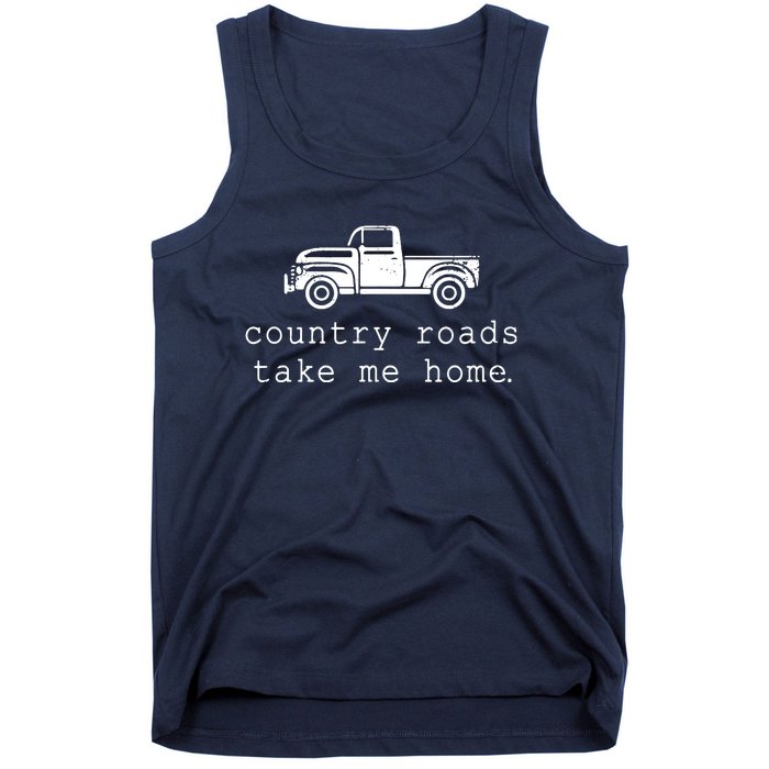 Country Roads Take Me Home Tank Top