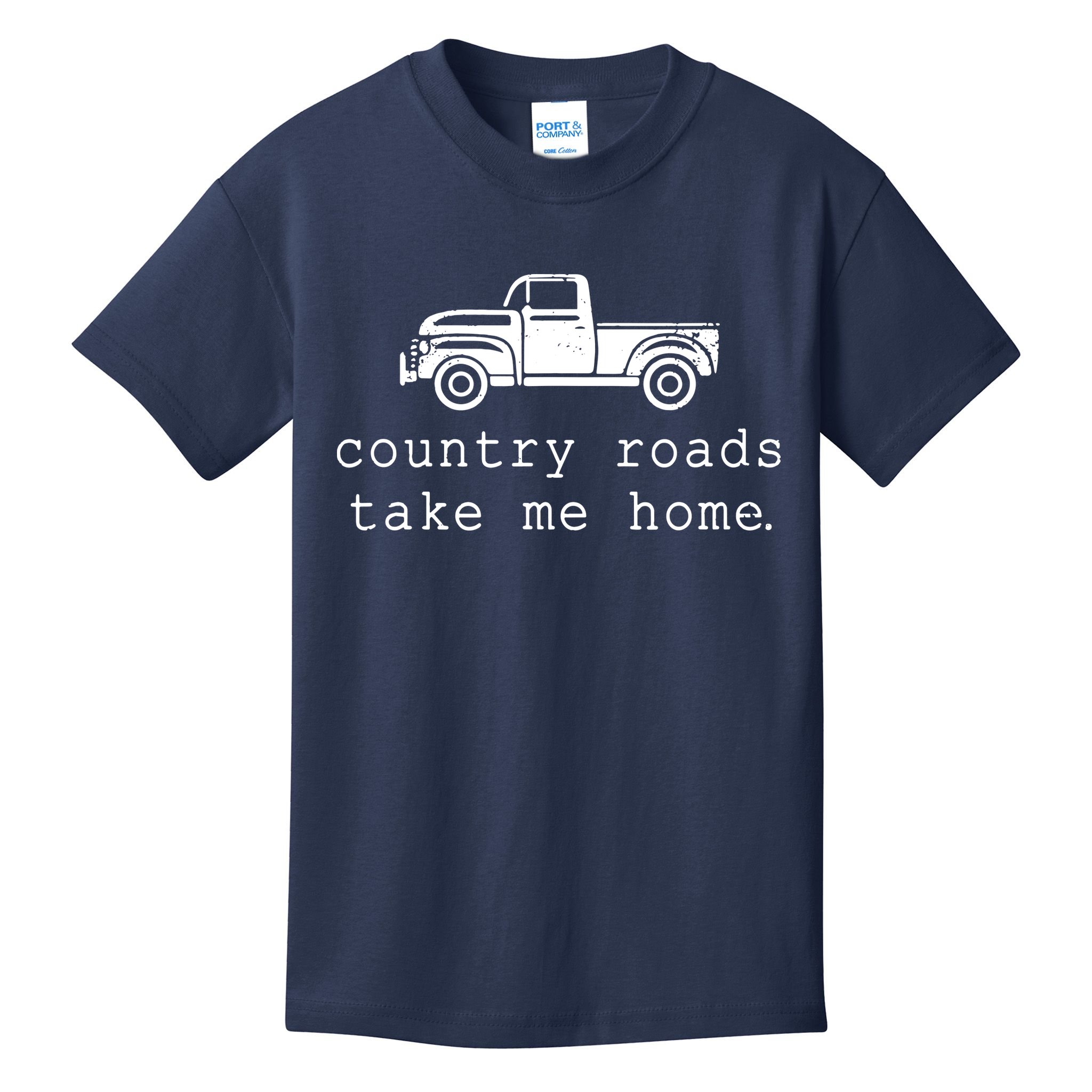 Country Roads Take Me Home Kids T-Shirt