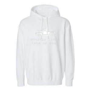 Country Roads Take Me Home Garment-Dyed Fleece Hoodie