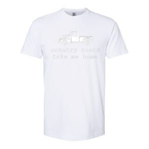 Country Roads Take Me Home Softstyle CVC T-Shirt