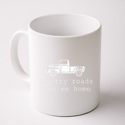 Country Roads Take Me Home Coffee Mug