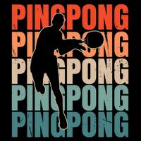Cool Retro Text Silhouette Ping Pong Premium Wool Snapback Cap