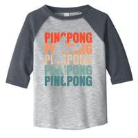 Cool Retro Text Silhouette Ping Pong Premium Toddler Fine Jersey T-Shirt