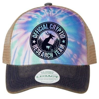 Cryptid Research Team Wendigo Retro Cryptozoology Legacy Tie Dye Trucker Hat