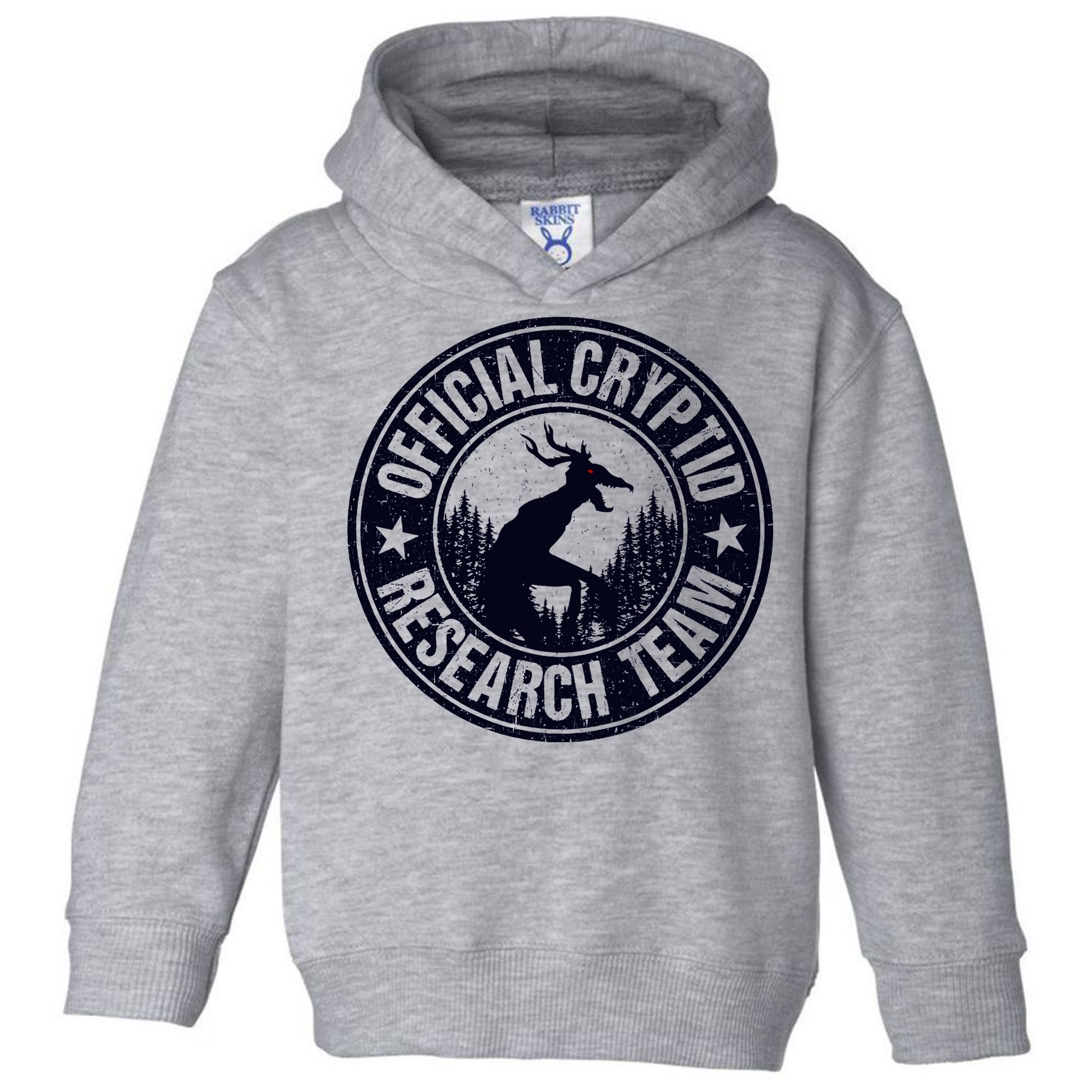 Cryptid Research Team Wendigo Retro Cryptozoology Toddler Hoodie