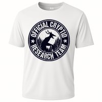 Cryptid Research Team Wendigo Retro Cryptozoology Cooling Performance Crew T-Shirt