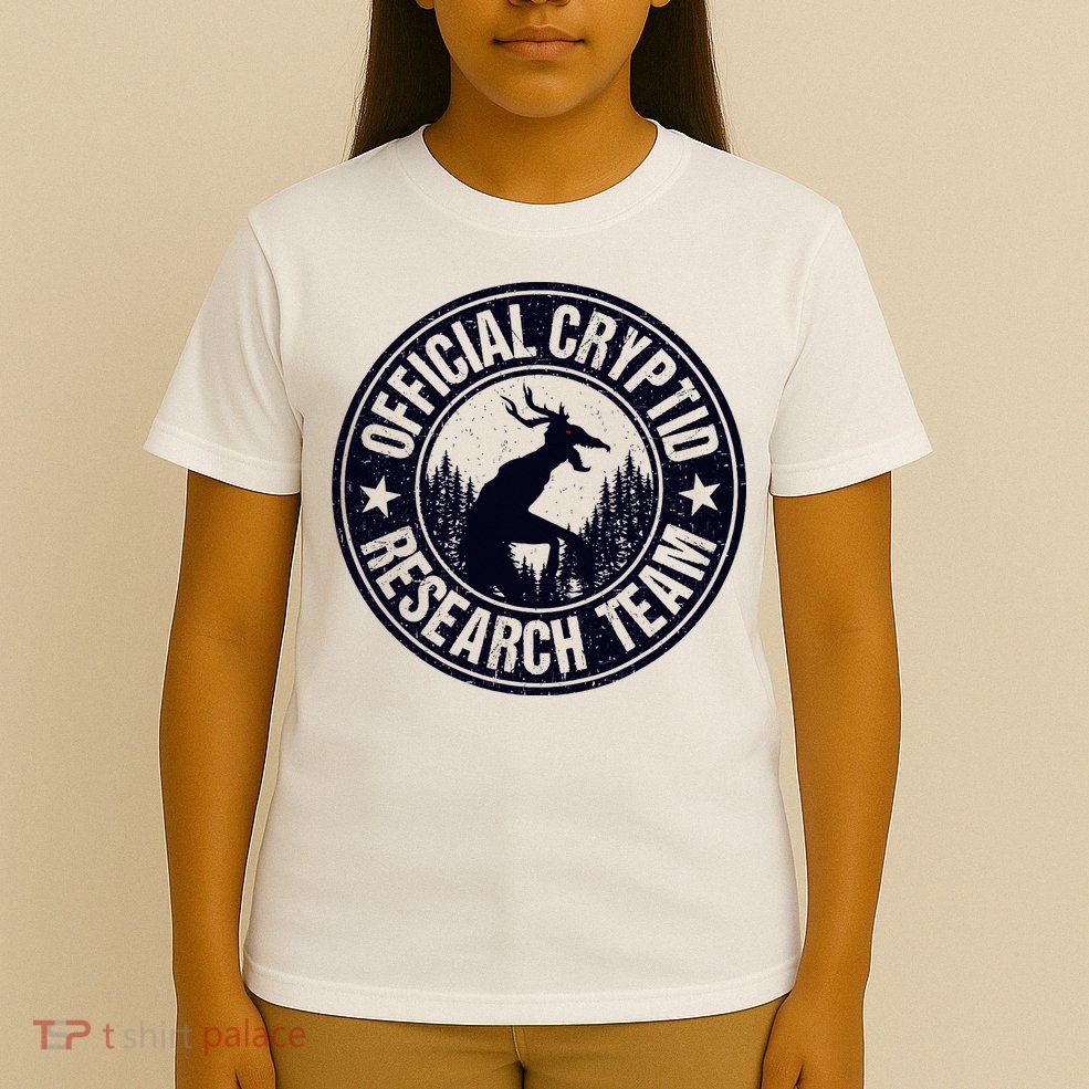 Cryptid Research Team Wendigo Retro Cryptozoology T-Shirt