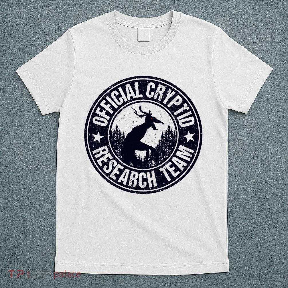 Cryptid Research Team Wendigo Retro Cryptozoology T-Shirt