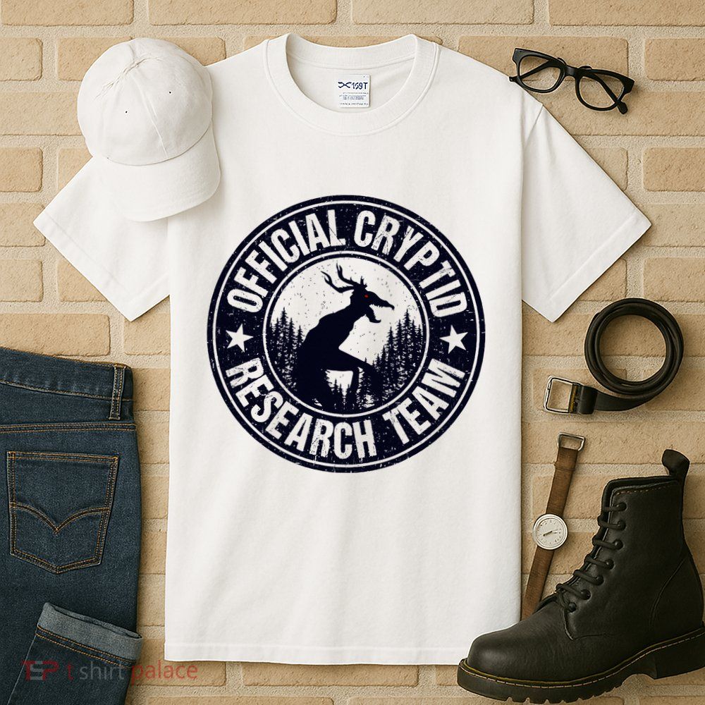 Cryptid Research Team Wendigo Retro Cryptozoology Tall T-Shirt