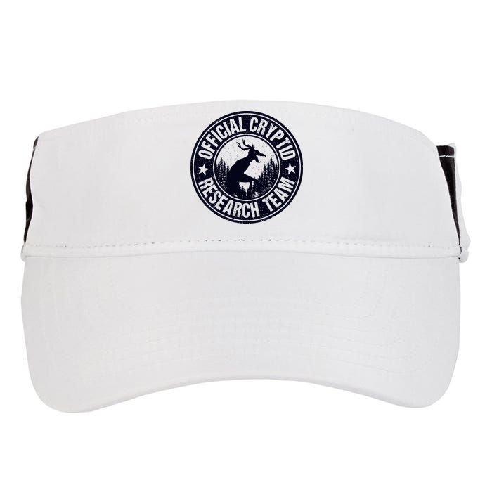 Cryptid Research Team Wendigo Retro Cryptozoology Adult Drive Performance Visor