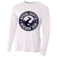 Cryptid Research Team Wendigo Retro Cryptozoology Cooling Performance Long Sleeve Crew