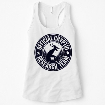 Cryptid Research Team Wendigo Retro Cryptozoology Womens Tank Top