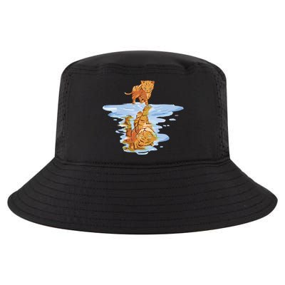 Cat Reflecting Tiger Cool Comfort Performance Bucket Hat