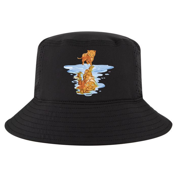 Cat Reflecting Tiger Cool Comfort Performance Bucket Hat